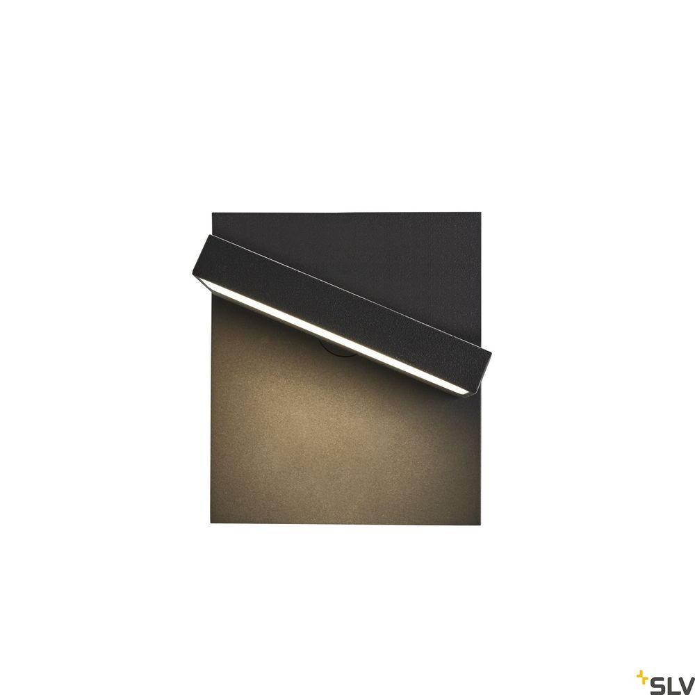 Zewnętrzna lampa ścienna LED LED 3000-4000K IP55 antracyt