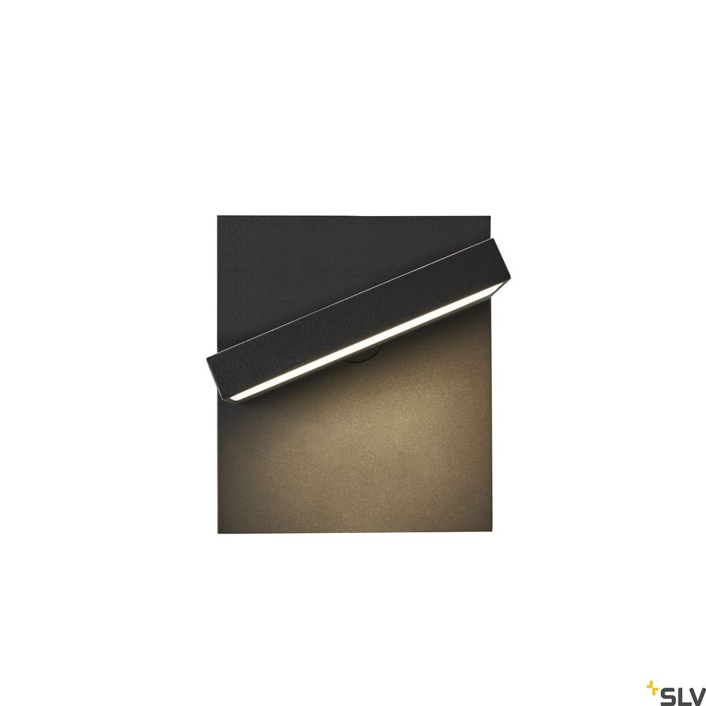 Zewnętrzna lampa ścienna LED LED 3000-4000K IP55 antracyt