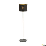 Adegan Manila Stehlampe für außen, IP44, Rattan Design, stilvolle Beleuchtung für Garten und Terrasse.