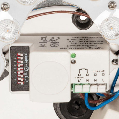 Ainos Deckenleuchte LED 3000K Rund Anthrazit mit Sensor
