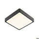Ainos Square LED Außen Wand- & Deckenleuchte CCT in quadratischem Design mit opaler Leuchtfläche.