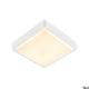 Ainos Square LED Wand- & Deckenauleuchte IP65 CCT in quadratischer Form, robust und wassergeschützt.