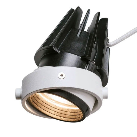 Aixlight Pro50 Module 3000K White, Black - modern LED spotlight in white and black for stylish lighting.