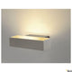 Andreas Qt-De12 Wandlampe Grau an der Wand mit warmem Lichtstrahl.