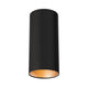 Anela LED Deckenleuchte Schwarz 3000K