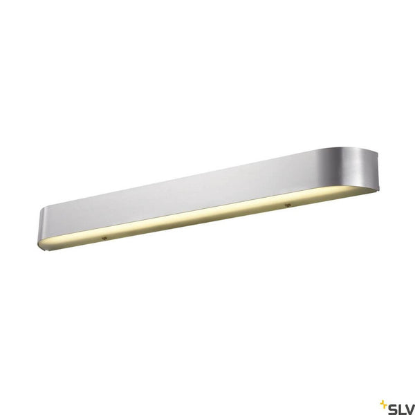 Arlina 60 Wandlampe 3000K Alu, längliche LED-Wandaufbauleuchte aus gebürstetem Aluminium von SLV
