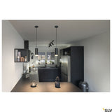 Lámpara colgante Astina QPAR51 Negro
