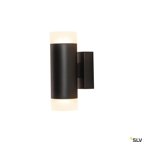 Astina wall light QPAR51 Up & Down Black - modern wall light with up- and downlight function in black