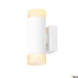 Lampada a parete Astina QPAR51 su e giù bianco