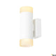 Astina Wandlampe QPAR51 Up & Down Weiß mit eleganten Formen und sanftem Licht für moderne Innenräume.