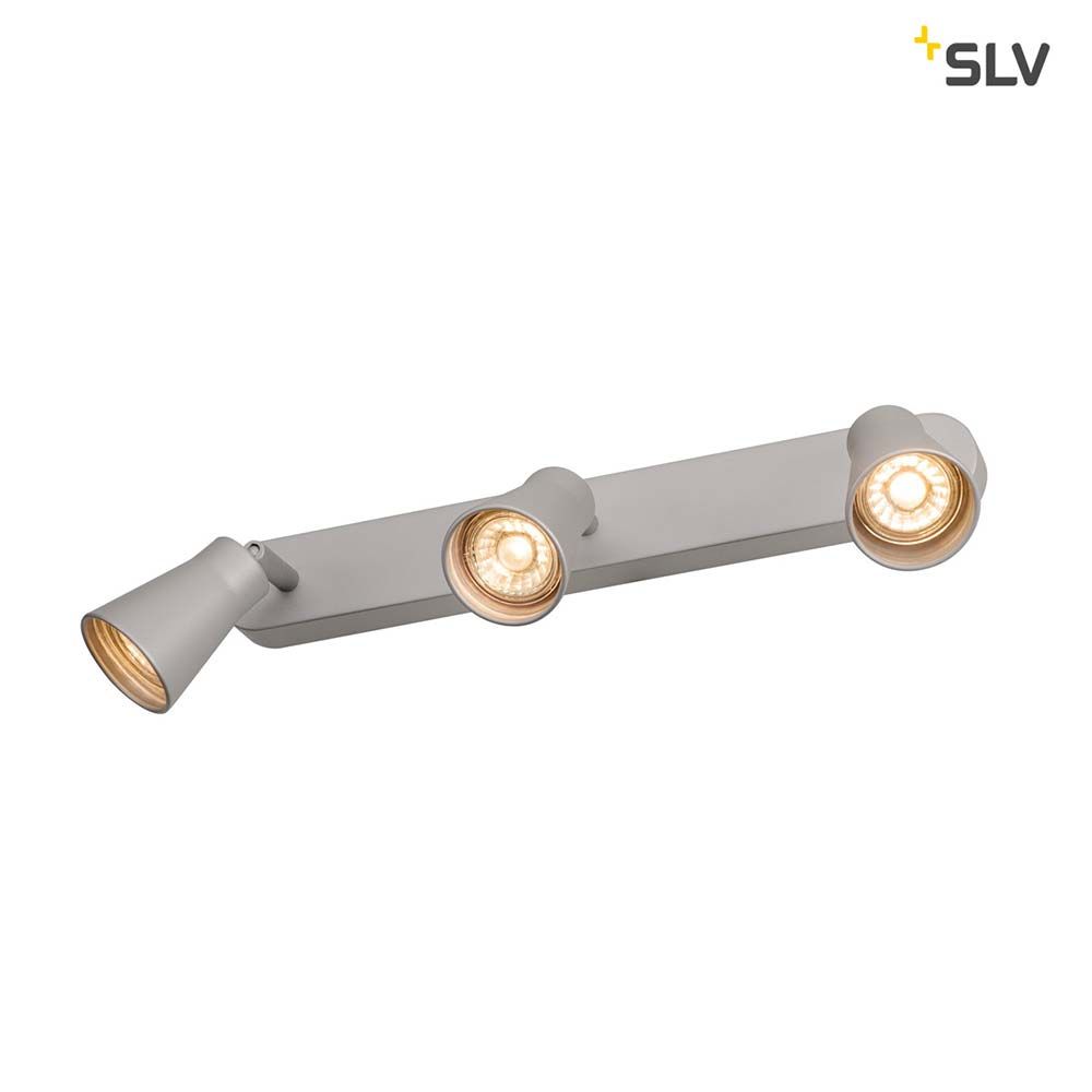 Avo Luz triple de superficie plata