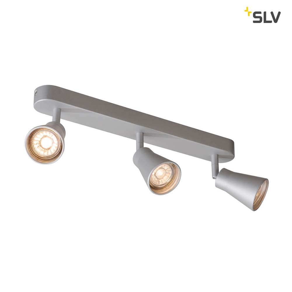 Avo Luz triple de superficie plata