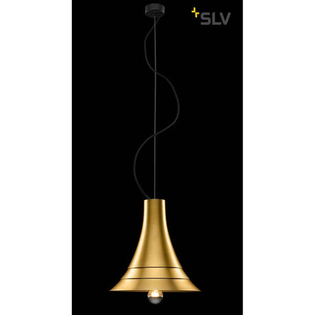 Bato 35 Pendelleuchte Messing, elegante SLV Hängeleuchte in Goldoptik für stilvolle Innenräume