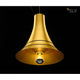 Bato 35 Pendelleuchte Messing mit elegantem goldenen Design und hängendem LED-Licht.