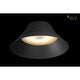 Bato 45 LED Deckenaufbauleuchte Schwarz von SLV, moderne Deckenleuchte in Schwarz mit integriertem Licht.