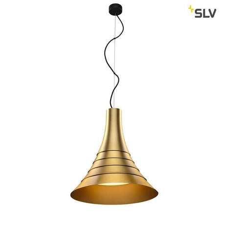 Suspension Bato 45 LED en laiton au design moderne avec éclairage LED intégré, idéale pour un éclairage élégant.