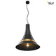 Bato 45 Pendelleuchte Schwarz, Messing - elegante Pendelleuchte in Schwarz mit Messingdetails.