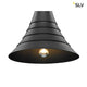 Bato 45 Pendelleuchte Schwarz mit integriertem LED Licht und modernem Design in Schwarz.