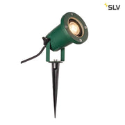 Big Nautilus QPAR51 luminaire extérieur sur piquet de terre Günsch I665 max. 11 monté avec piquet de terre pour une installation facile en extérieur.