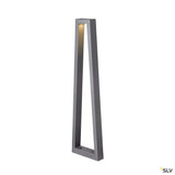 Moderne anthrazitfarbene Außen Stehleuchte BOOKAT mit IP65 Schutz für Gartenbeleuchtung.