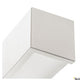 Chrombo LED Wandaufbauleuchte 3000K in grau mit satinierter Glasabdeckung und modernem Design.