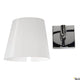 Coupa Wandlampe Qt14 Chrom, Weiß - stilvolle Wandlampe in Chrom und Weiß, ideal für modernes Ambiente.
