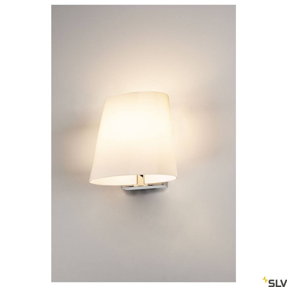 Coupa Wandlampe Qt14 Chrom, Weiß - elegante Wandbeleuchtung mit modernem Design für jeden Raum.