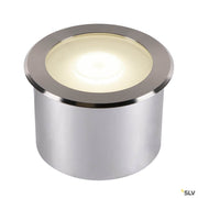 Dasar Flat 120 LED Bodeneinbauleuchte Edelstahl, begehbar, IP65/IP67, Edelstahlblende für Outdoor