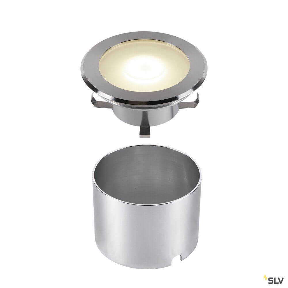 Dasar Flat 120 LED Bodeneinbauleuchte Edelstahl