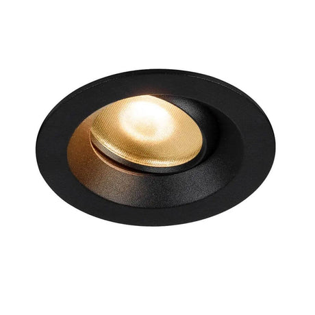 Dingilo recessed spotlight 2700K black - modern recessed luminaire design with warm light.