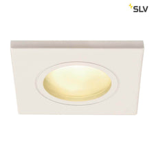 Dolix Out Einbaustrahler 230V IP65 Eckig Weiß, weißer LED-Einbaustrahler für Außenbereich und Feuchträume