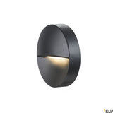Downunder Out Aplique empotrable LED redondo antracita 3000K
