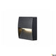 Downunder Out Square Wandeinbaulampe LED Anthrazit 3000K
