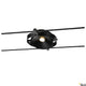 Durno LED Seilleuchte für Tenseo Niedervolt-Seilsystem, dreh- und schwenkbarer LED Strahler in modernem Design.