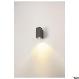 ENOLA LED MUR MURS BRIDAL lampe carrée IP65 anthracite