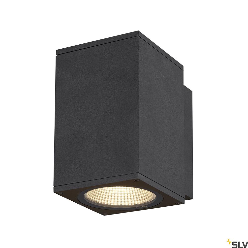 Enola LED wall light Square IP65 Anthracite