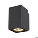 Enola LED Wandaufbauleuchte Square IP65 Anthrazit in modernem Design mit kraftvollem LED.