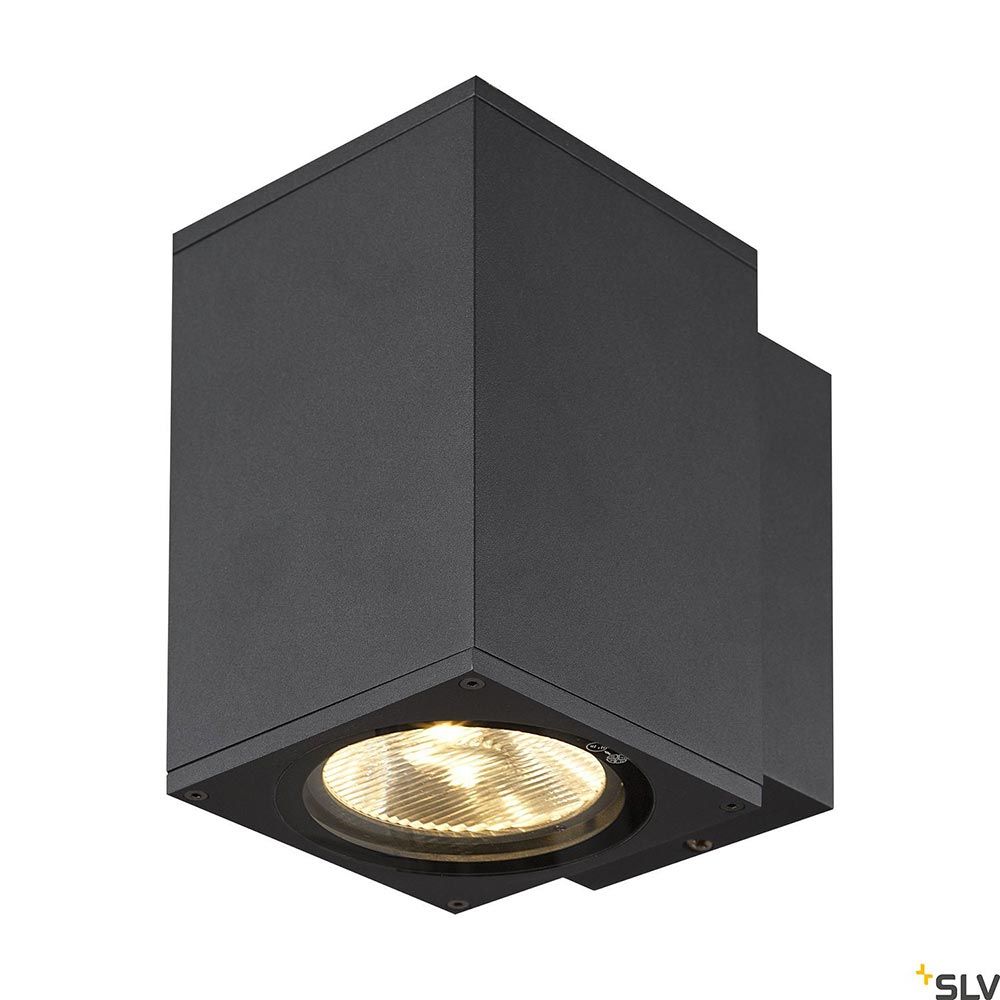 ENOLA LED MUR MURS BRIDAL lampe carrée IP65 anthracite