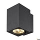 Enola LED Wandaufbauleuchte Square IP65 Anthrazit in stilvollem, quadratischem Design.