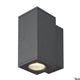 Enola LED Wandaufbauleuchte Square IP65 Anthrazit in modernem Design mit leistungsstarker LED.