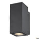 Enola LED Wandaufbauleuchte Square IP65 Anthrazit in langlebigem Aluminium mit leistungsstarkem LED.