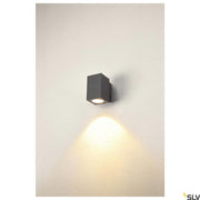 Enola LED Lampa ślubna kwadratowy antracyt IP65