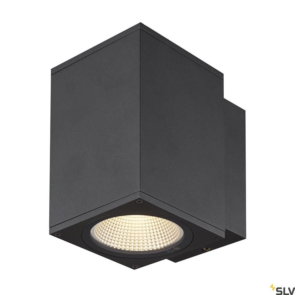 Enola LED Wandaufbauleuchte Square IP65 Anthrazit