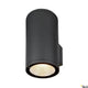 Enola Round Up&Down Outdoor LED Wandaufbauleuchte 2-flammig CCT in modernem Design mit leistungsstarken LEDs
