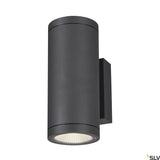 Enola Round Up et Down Outdoor LED Mur Mountage Lampe 2-Flame CCT