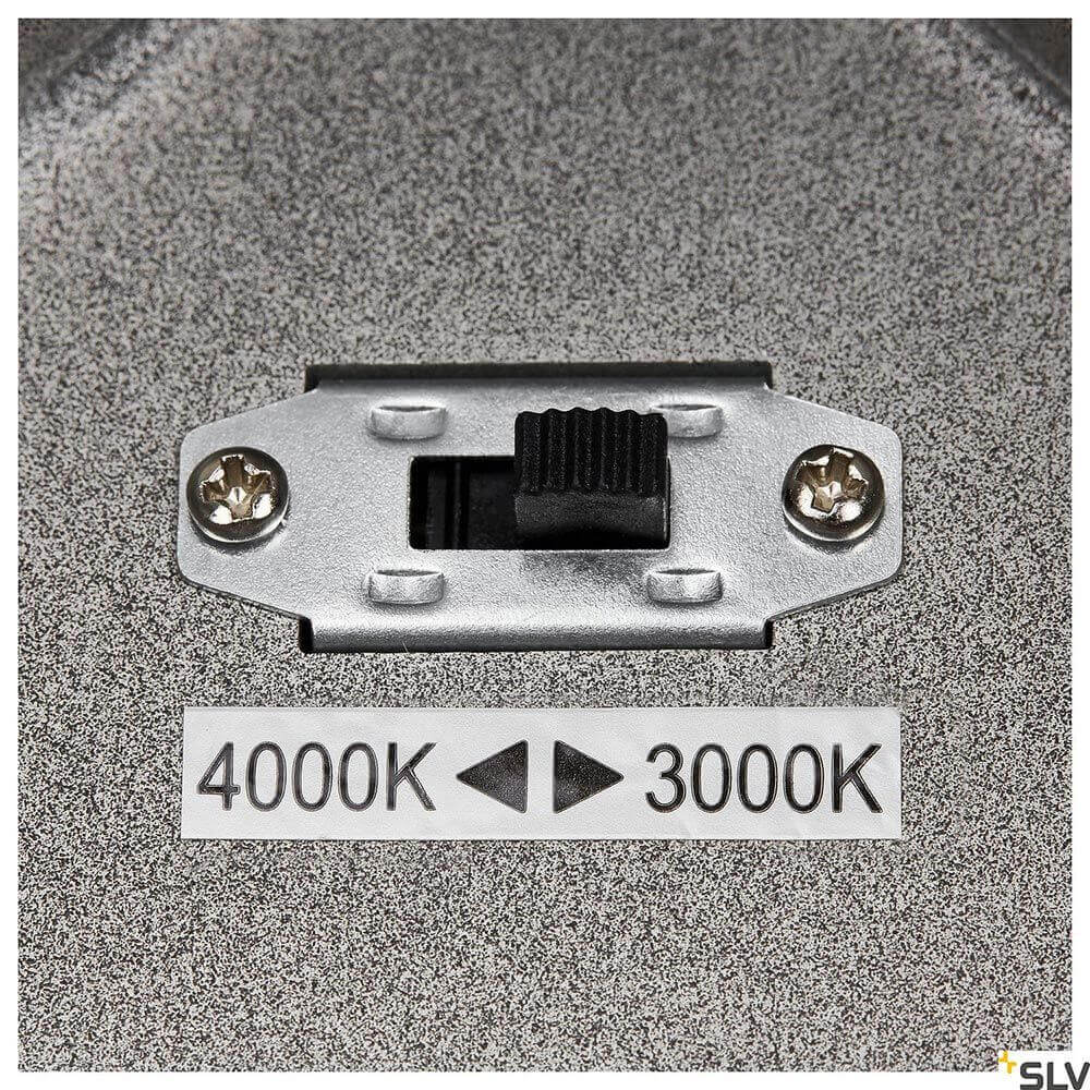 Enola Square Outdoor LED Deckenaufbauleuchte Anthrazit CCT