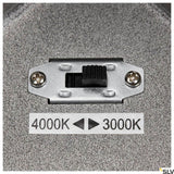 Enola Square Outdoor LED Deckenaufbauleuchte Anthrazit CCT