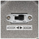 Enola Square Outdoor LED Deckenaufbauleuchte Anthrazit CCT mit CCT-Schalter für 3000K und 4000K Lichtfarbenwechsel