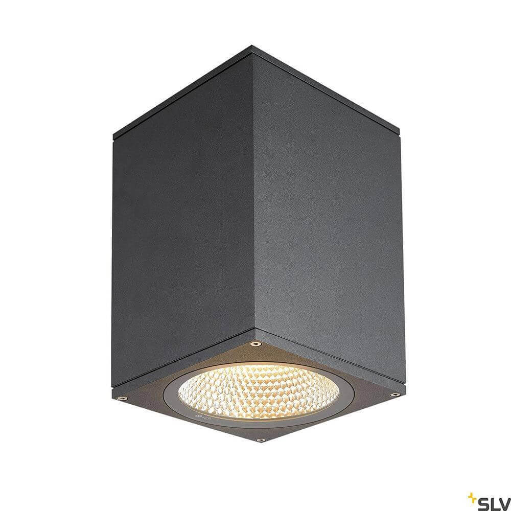 Enola Square Outdoor LED Deckenaufbauleuchte Anthrazit CCT