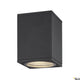 Enola Square Outdoor LED Deckenaufbauleuchte Anthrazit CCT in modernem Design, ideal für Außenbereiche.